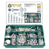 DIN 571 Holzschrauben-Sortiment Stahl verzinkt Ø 5 mm