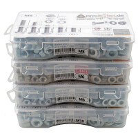 Basis Schrauben-Sortiment DIN 933 M2 - M10 Edelstahl A2 V2A 