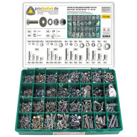 DIN 933 Großes 6-kant Schraubensortiment Deluxe/Standa