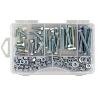 Basis Schrauben-Sortiment DIN 933 M6 Stahl verzinkt 8.8 (DIN