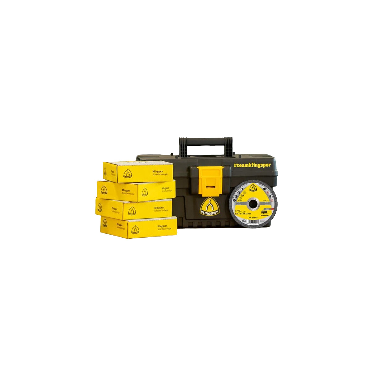 A 60 EX, 100 x Kronenflex® Trennscheibe in Werkzeugbox