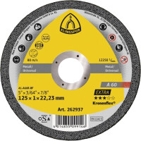 A 60 EX, 100 x Kronenflex® 125x1,0 mm Trennscheibe in We