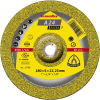 Schruppscheibe A 24 Extra gekröpft 125x6x22,23 mm