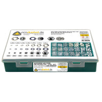 DIN 934/985/1587 Muttern-Sortiment Stahl verzinkt Ø M