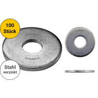 DIN 9021 große Unterlegscheibe Stahl galv. verzinkt 14