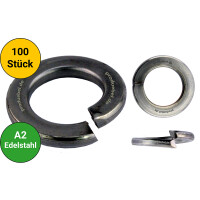 DIN 127 Federring Edelstahl A2 V2A B 8 * 100 Stück 1