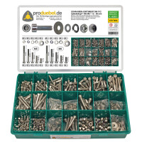 DIN 912 Zylinderschrauben-Sortiment Edelstahl A2 V2A M5 &amp