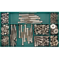 DIN 912 Zylinderschrauben-Sortiment Edelstahl A2 V2A M8 inkl