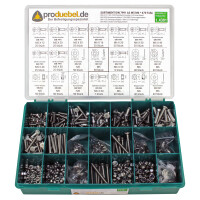 DIN 7991 Senkschrauben-Sortiment Edelstahl A2 V2A M3 - M12 i