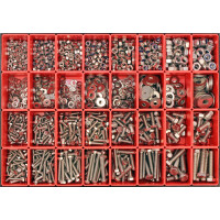 DIN 933 Großes 6-kant Schraubensortiment Deluxe Edelst