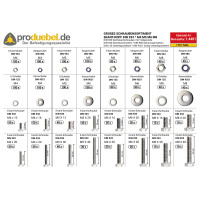 DIN 933 Großes 6-kant Schraubensortiment Standard Edel