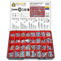 DIN 7991 Großes Senkschrauben-Sortiment Deluxe Stahl v