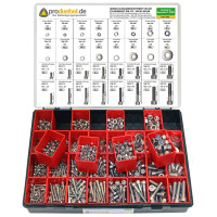 DIN 912 Großes Zylinderschrauben-Sortiment Deluxe M4/M