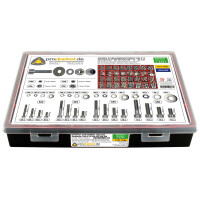 DIN 912 Großes Zylinderschrauben-Sortiment Deluxe M4/M