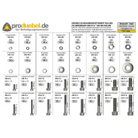 DIN 912 Großes Zylinderschrauben-Sortiment Deluxe M4/M