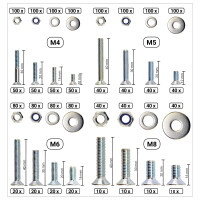DIN 7991 Großes Senkschrauben-Sortiment Standard Edels