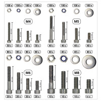 DIN 912 Großes Zylinderschrauben-Sortiment Standard M4
